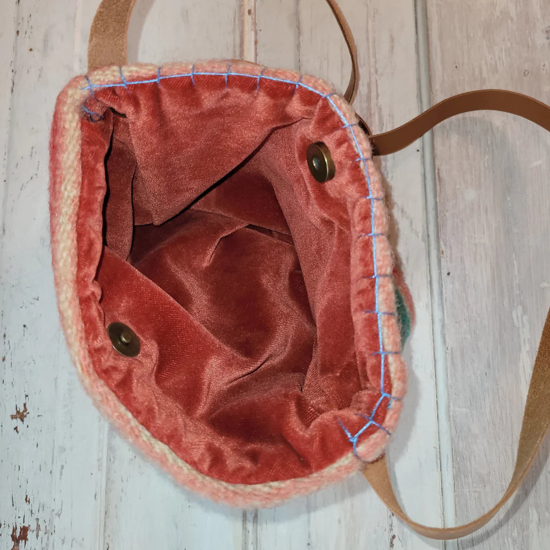 Turquoise Boho Cross-Body Shoulder Bag