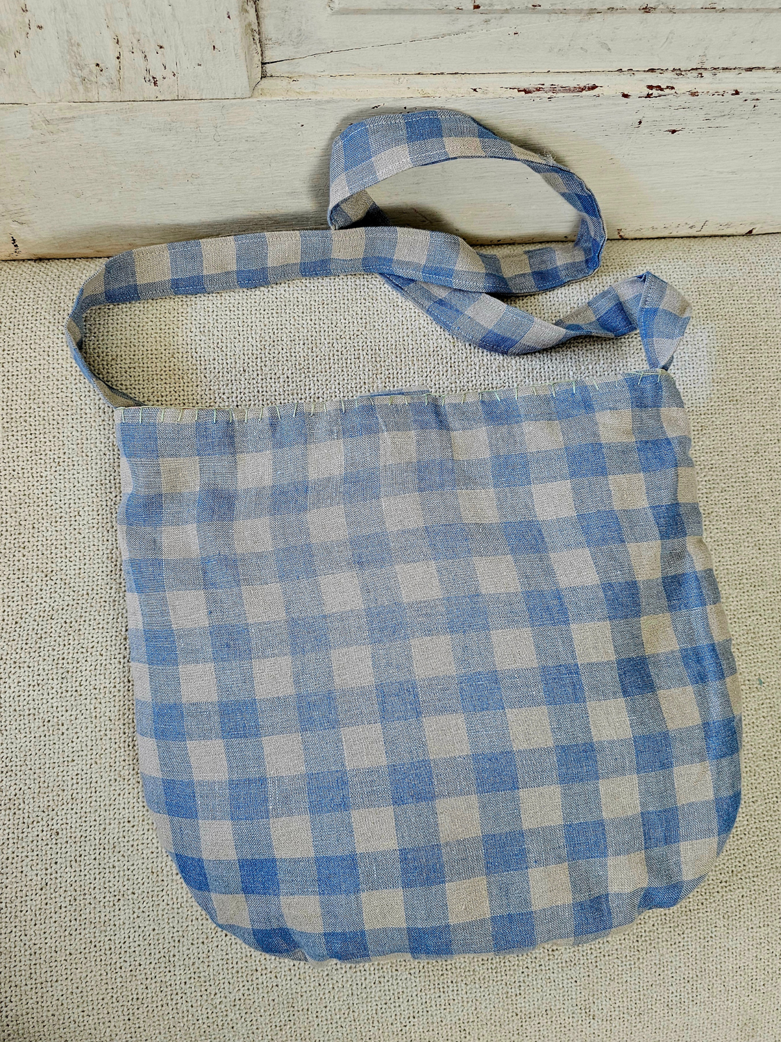 Blue Cottage floral Bag